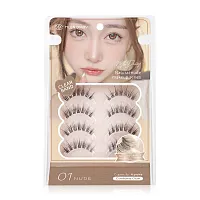 MLEN DIARY Strips Lashes Naked Makeup Series Eyelashes 4 Pairs