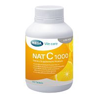 Mega Nat C 1000 60 Tablets