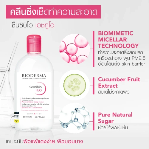 Bioderma Sensibio H2O Cleansing 250ml фото 3