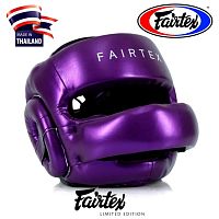 Боксерский шлем Fairtex Pro Sparring Head Guard HG 17, Таиланд XL Purple