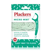 Plackers Flosser Micro Mint [36 Counts]