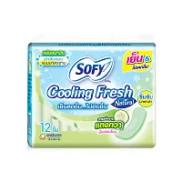 Sofy แผ่นอนามัย Cooling Fresh Natural Scented 24pcs