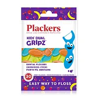 Plackers Flosser Kid's Dual Gripz [30 Counts]