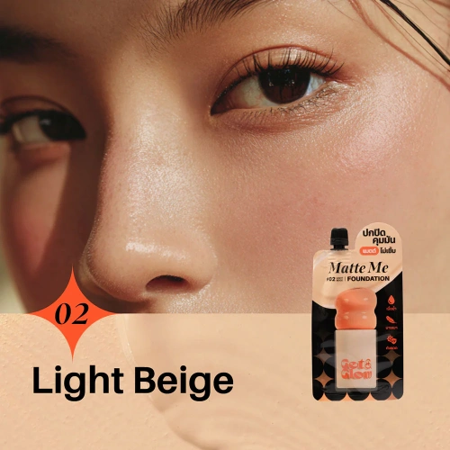 Get&Glow Matte Me Foundation Sachet 5ml фото 2 Get&Glow Matte Me Foundation Sachet 5ml фото 2