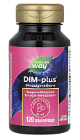 Nature's Way, DIM-plus, метаболизм эстрогенов, 120 вегетарианских капсул