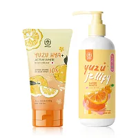 Myuzu Set 2 Item Yuzu Hya Active White Body Cream 120ml + Jellify Super White Body Serum 200ml