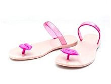 Сандалии Zhoelala KISS розово-молочный