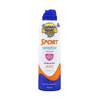 Banana Boat Sport Sensitive Sunscreen Spray SPF50+ PA++++ 170 G. สเปรย์กันแดด