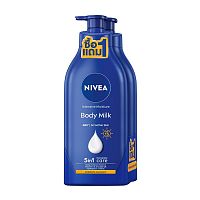 Nivea Body Lotion Milk Intensive Moisture SPF15 525 Ml.Twin Pack