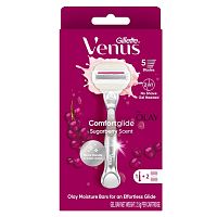Gillette Venus Comfort Glide Sugarberry Scent Razor 1'S+Blades 2'S