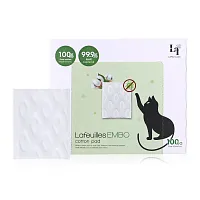 Lafeuilles Embo Cotton Pad Anti Bacterial 100pcs