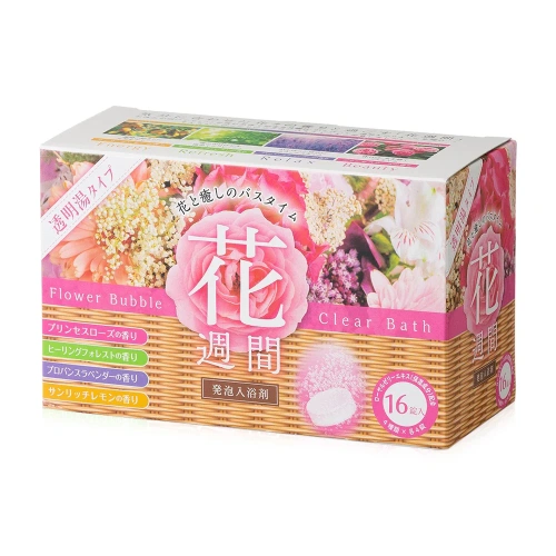 Flower Bubble Cloudy Bath [40g x 16pcs]