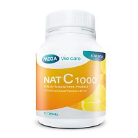 Nat C 1000 Dietary Supplement 15 Tablets