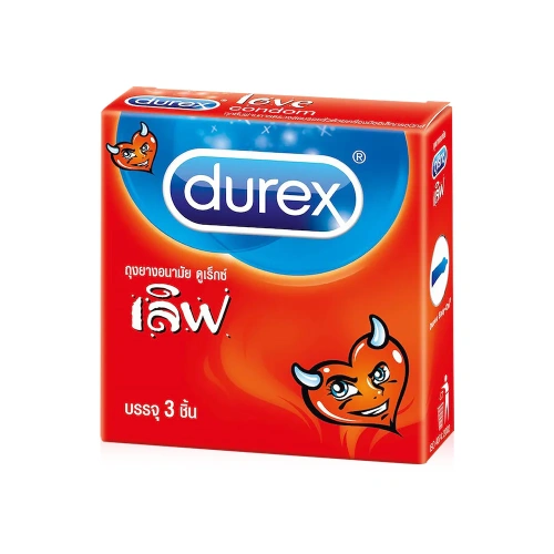 Durex Dual Pleasure Condom 56mm [3pcs]