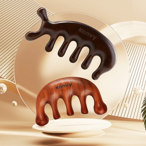 Konvy Wooden Scalp Massage Comb фото 2