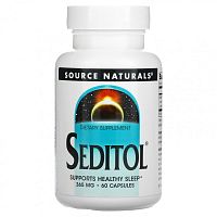 Source Naturals, Седитол, 60 капсул