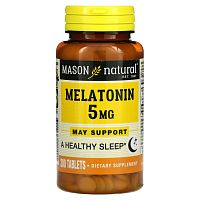 Mason Natural, Мелатонин, 5 мг, 300 таблеток