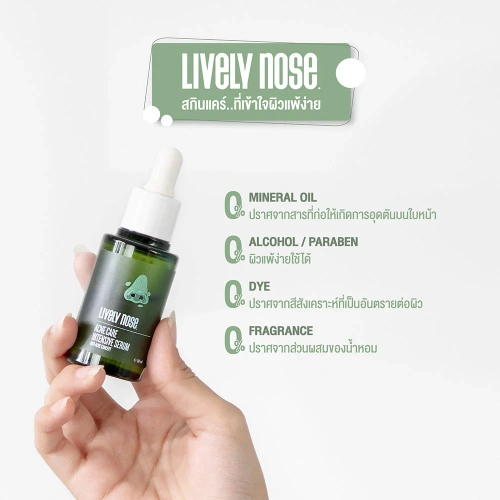 Nakiz Lively Nose Acne Care Intensive Serum 30ml фото 3