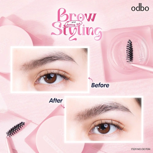 ODBO Brow Styling & Setting Gel 5g фото 4 ODBO Brow Styling & Setting Gel 5g фото 4