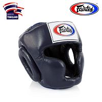 Боксерский шлем Fairtex HG 3 full coverage head guard, Таиланд XL Blue