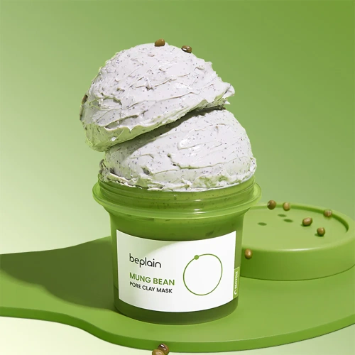 Beplain Mung Bean Pore Clay Mask 120ml фото 3 Beplain Mung Bean Pore Clay Mask 120ml фото 3
