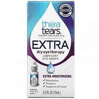 TheraTears, Extra Dry Eye Therapy, глазные капли со смазкой, 15 мл (0,5 жидк. Унции)