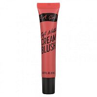 L.A. Girl, Blendable Cheek + Lip Color, мягкие матовые кремовые румяна, Kiss Up, 8 мл (0,27 жидк. Унции)