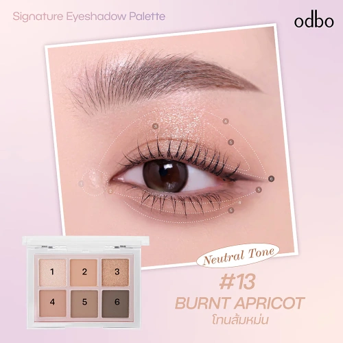 ODBO Signature Eyeshadow Palette 4.8g фото 4