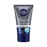 Nivea Men Extra Bright Mud Foam 100 G.