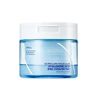 ISNTREE Ultra-low Molecular Weight Hyaluronic Acid Zinc Cooling Pad 150ml [60 Pads]
