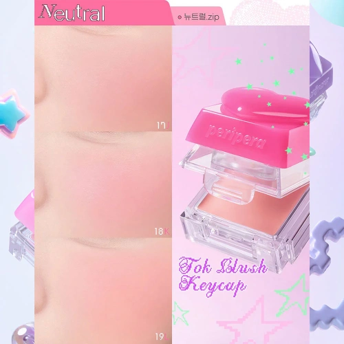 Peripera Tok Blush Keycap 2.9g фото 3 Peripera Tok Blush Keycap 2.9g фото 3