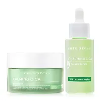 Cute Press Set 2 Items Calming Cica Sleeping Mask 50g + Calming Cica Booster Serum 30ml