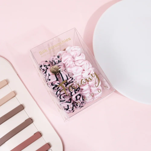 Ferrany London Silk Scrunchies Set 4pcs фото 4