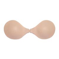 Feyre Round Shape Adhesive Silicone Bra Browny Color Size B
