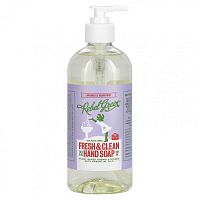 Rebel Green, Мыло для рук Fresh & Clean, лаванда и грейпфрут, 500 мл (16,9 жидк. Унции)