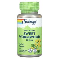 Solaray, Полынь сладкая, 300 мг, 100 вегетарианских капсул