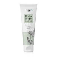 Labio Herbal Bright Toothpaste 60g ( Expiration Date : 2026.10.10 )