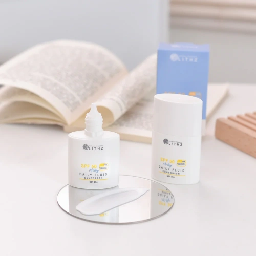 LITHZ Milky Daily Fluid Sunscreen SPF50 20g фото 3