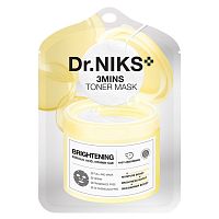 Dr.NIKS 3 Mins Toner Mask Brightening 1'S