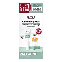 Eucerin Pro Acne SOS Serum 40 ml. Free Sun Dry Touch 20 ml P7.