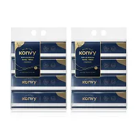 Konvy Soft & Strong Facial Tissue 100 Sheets [4pcs x 2 Packs]