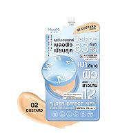 MizuMi Filter Effect Airy Skincare Cushion SPF50+ PA++++ 02 Custard 4g.