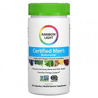 Rainbow Light, Сертифицированные Men's Multivitamin, 120 вегетарианских капсул