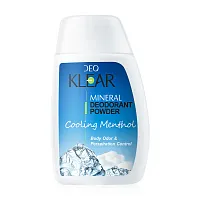 DEOKLEAR Cooling Menthol Mineral Deodorant Powder 50g ( Expiration Date : 2026.02.02 )