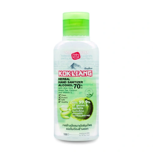 เจลแอลกอฮอล์ Kokliang Herbal Hand Sanitizer 100ml เจลแอลกอฮอล์ Kokliang Herbal Hand Sanitizer 100ml