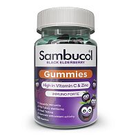 Sambucol Black Elderberry Gummie 50 Pastilles