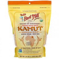 Bob's Red Mill, Kamut, органические цельные зерна, 680 г (24 унции)
