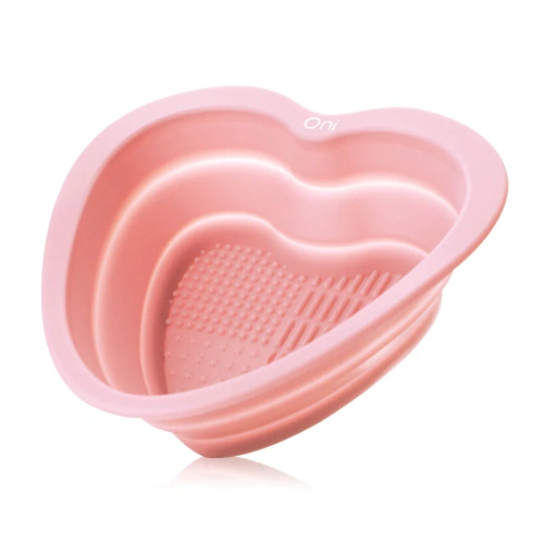 Oni Makeup Brush Cleansing Bowl Heart
