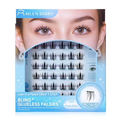 MLEN DIARY Glueless Falsies 7 Rows