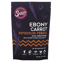 Suncore Foods, Ebony Carrot, суперцветный порошок, 5 унций (142 г)